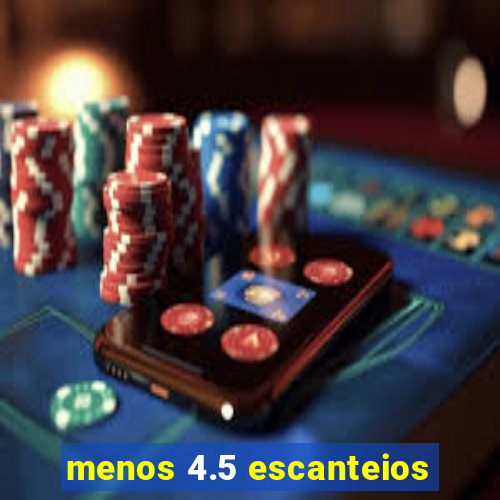 menos 4.5 escanteios